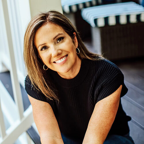 Portrait of Allie Signorelli smiling.
