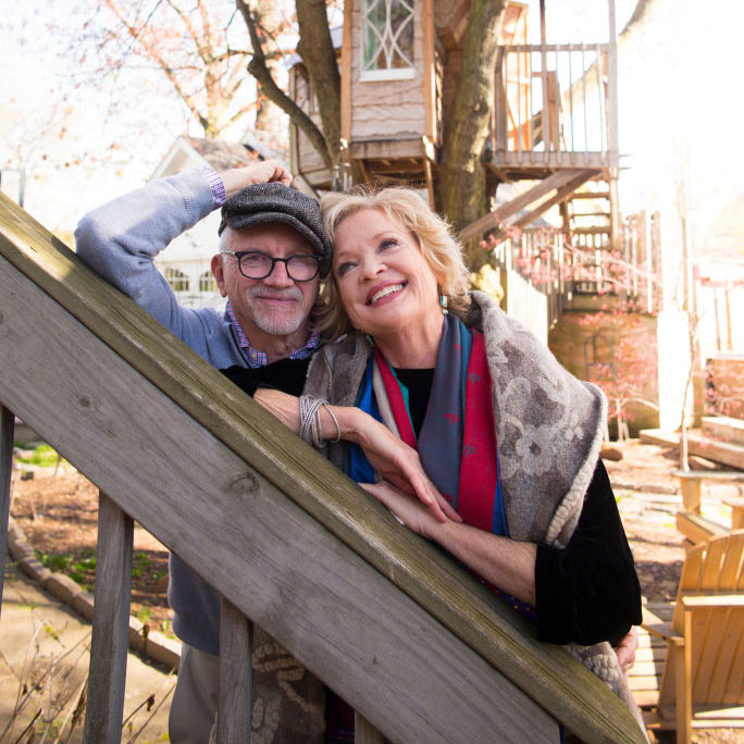 Actress Christine Ebersole and her husband, musician Bill Moloney