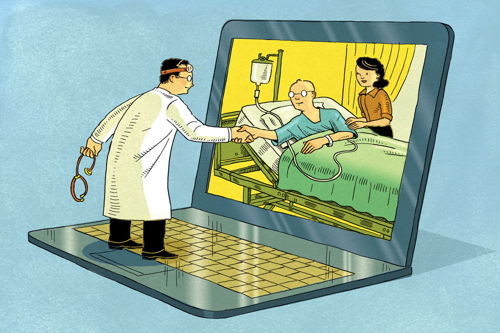 Telemedicine illustration