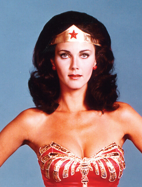 Lynda Carter en el ic&oacute;nico papel de Wonder Woman 