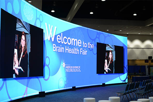 Welcome to the Brain Health Fair sign