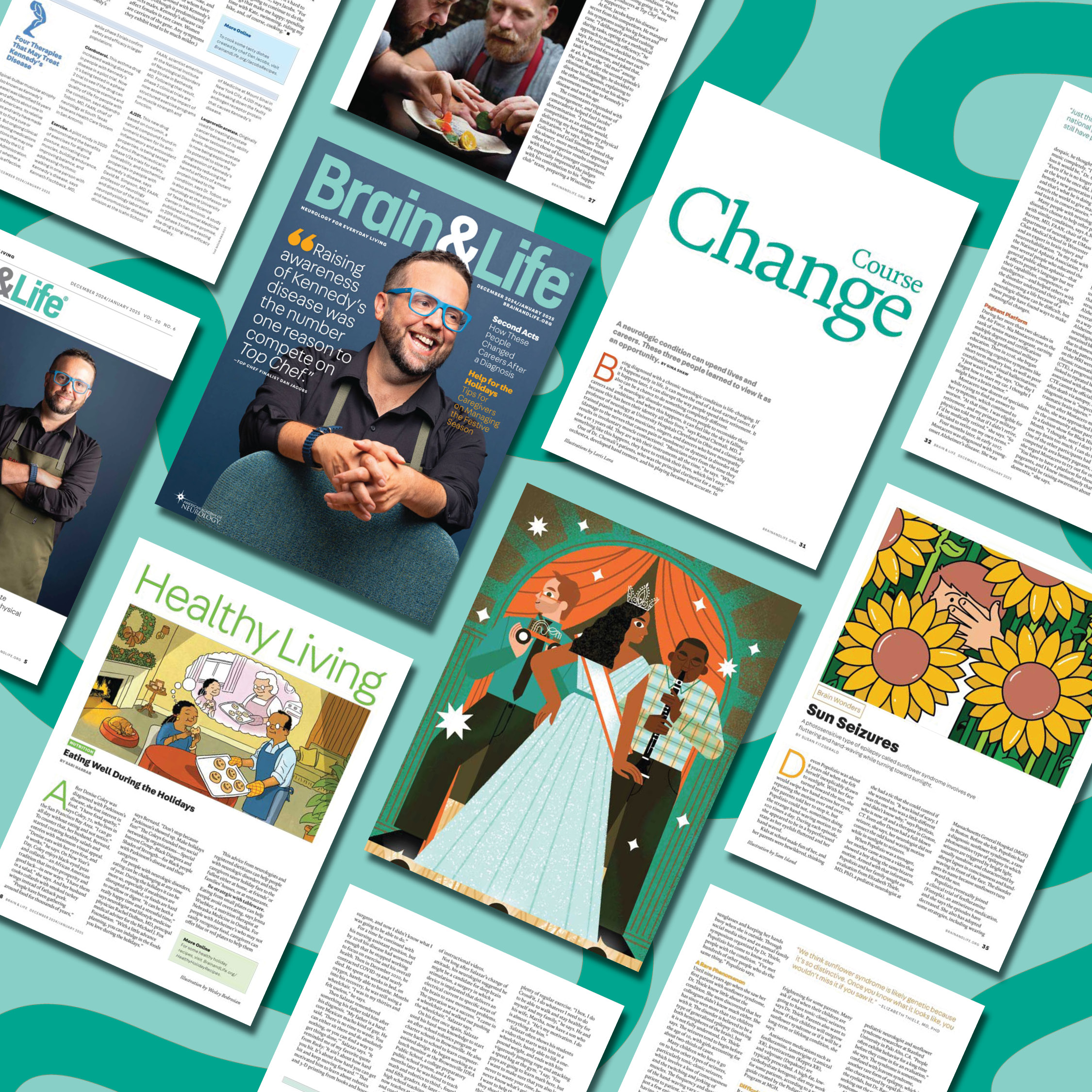 December/January issue covers